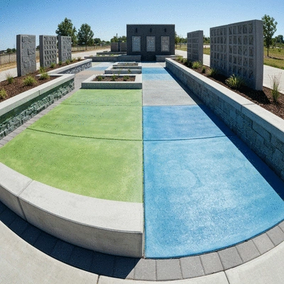 Eco-friendly concrete options