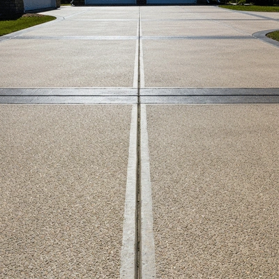 Concrete driveway customization