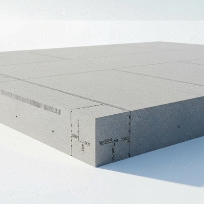 Visual breakdown of garage slab specifications